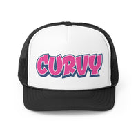 Pink Curvy Trucker Cap