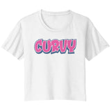Curvy Crop Crew Neck T-Shirt