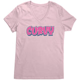 Curvy V Neck T-Shirt